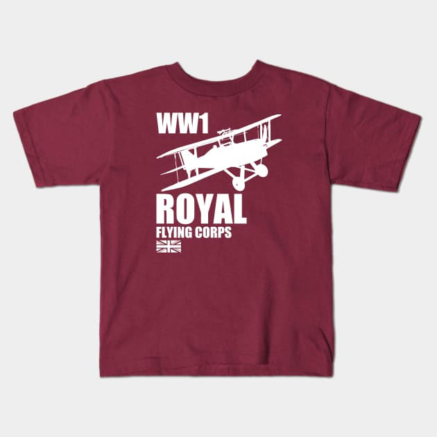 Royal Flying Corps Kids T-Shirt by TCP